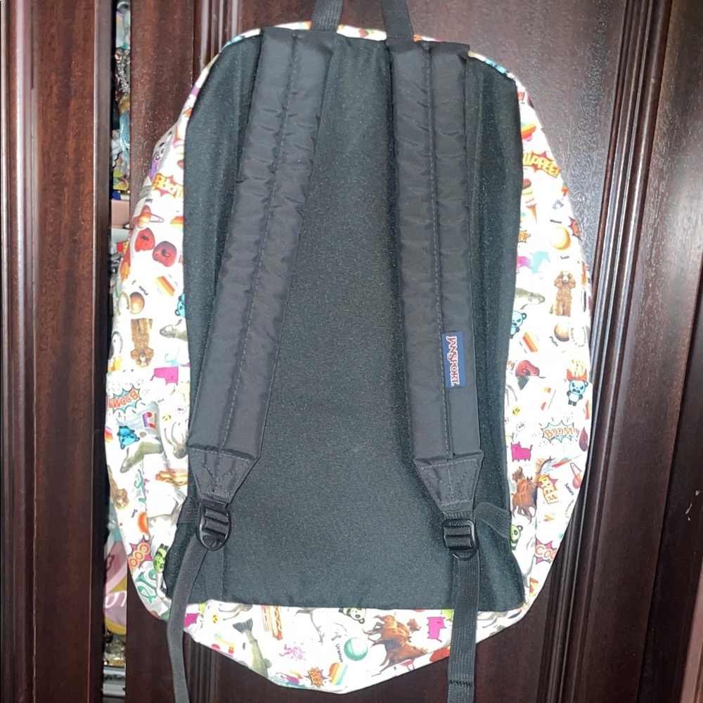 Jansport Superbreak Multicolor Graphic Backpack like new - Picture 4 of 6